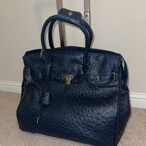 KC Jagger Ainsley Snakeskin Rolling bag
